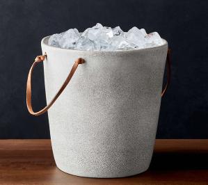 Pedra Ceramic Ice Bucket	