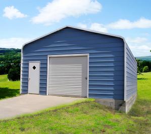 Carport with Door