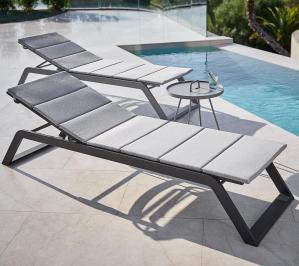 Siesta sunbed Light grey