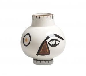 Painted Face Vase