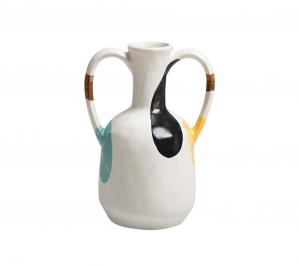 Painted Multi-Color Vase